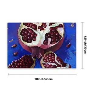 Pomegranates Part 1(Blue) PVC Placemat