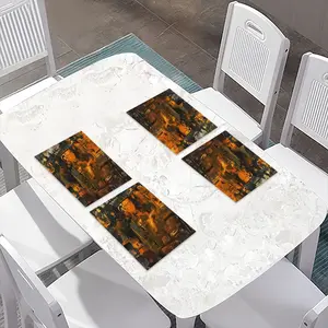 The Gold Of The Night PVC Placemat