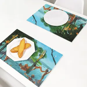 Frolicking On A Break PVC Placemat