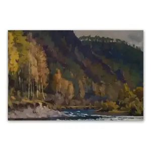 Sun On The White Ius River PVC Placemat