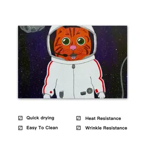 Cat X Cat Space X Galaxy Astronaut Astronomy Animals PVC Placemat