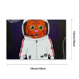 Cat X Cat Space X Galaxy Astronaut Astronomy Animals PVC Placemat