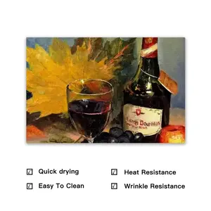 Bright Still Life With Wine PVC Placemat