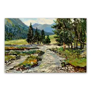 Scenic Mountain River PVC Placemat