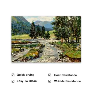 Scenic Mountain River PVC Placemat