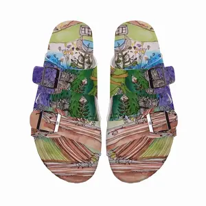 Men The Lee - Drawing Cork Sandals