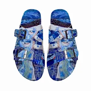 Men True Blue Cork Sandals