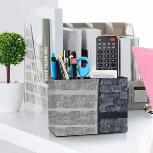 Pros And Cons Retro Two Grid Pen Holder