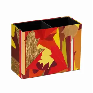 Autumn Retro Two Grid Pen Holder