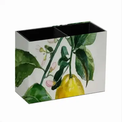 Lemon Branch Retro Two Grid Pen Holder