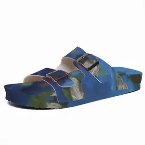 Men Water Lilies 2 Cork Sandals