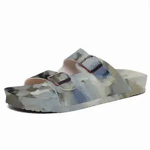 Men White Storm Cork Sandals