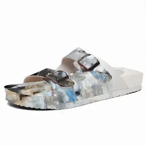 Men White Tanger 2 Cork Sandals