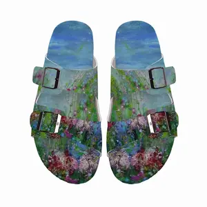 Men Butterflies Cork Sandals