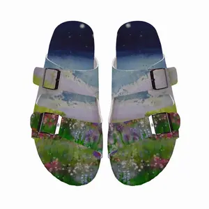 Men Field In Summer Twilight Cork Sandals