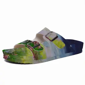 Men Field In Summer Twilight Cork Sandals