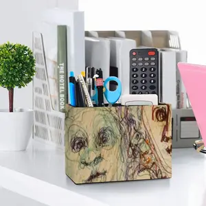 Art Party Retro Two Grid Pen Holder