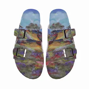 Men Window View Cork Sandals