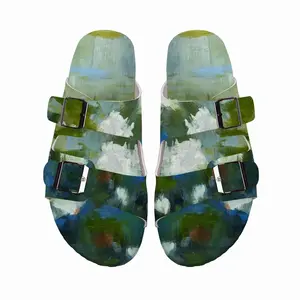 Men Water Lilies 1 Cork Sandals