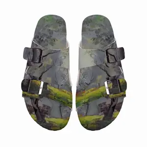 Men Misty Trees Cork Sandals