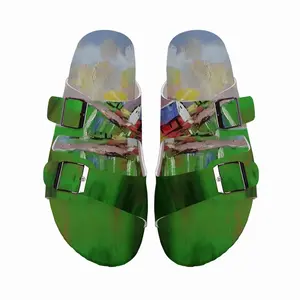 Men Green Ismy Valley Cork Sandals