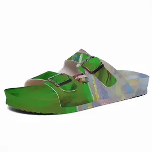 Men Green Ismy Valley Cork Sandals