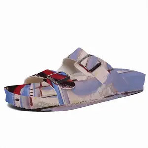 Men White Sails Cork Sandals