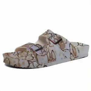 Men Sand Stone Images Cork Sandals