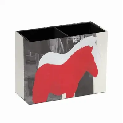 Wwf Przewalskis Horse Retro Two Grid Pen Holder