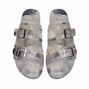 Men White Tetouan Cork Sandals