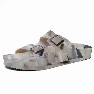 Men White Tetouan Cork Sandals