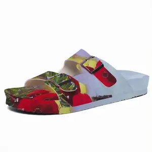 Men Fence Poppies Cork Sandals