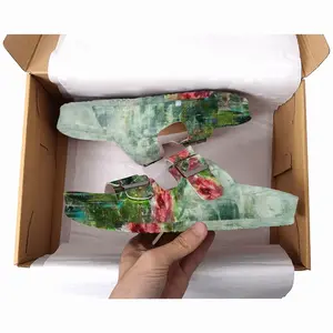 Men Paradise Flowers Cork Sandals