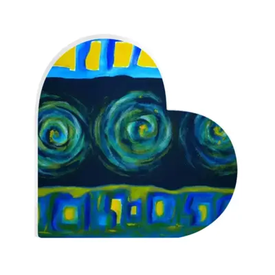 Greek Turbula Heart Decoration (Acrylic)