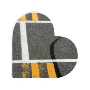 Road Rage#87 Heart Decoration (Acrylic)