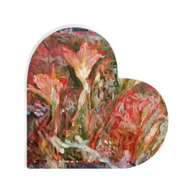 Weidenthal Lilies - Even Solomon Heart Decoration (Acrylic)