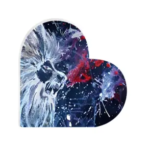 Mystic Royalty Heart Decoration (Acrylic)