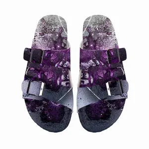 Men Basic Violet Cork Sandals