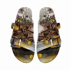 Men Rust Q Cork Sandals