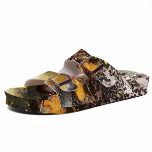 Men Rust Q Cork Sandals