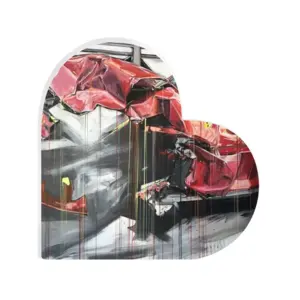 Berlinetta Crash Heart Decoration (Acrylic)