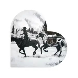 Pony Express Heart Decoration (Acrylic)