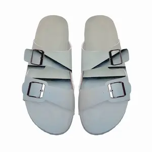 Men Charcoal White No 1 Series 4 Cork Sandals