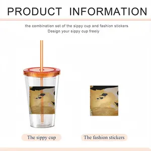 Face Double Layer Plastic Cup