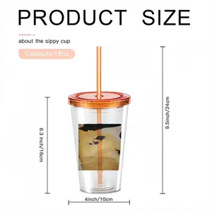 Face Double Layer Plastic Cup