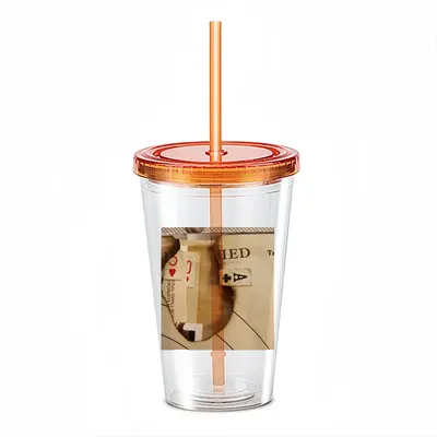 Todays Horoscope Double Layer Plastic Cup