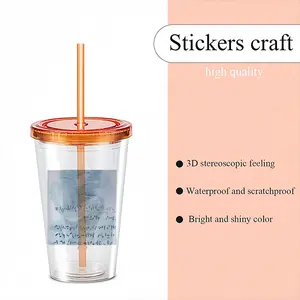 Watercolor - O Double Layer Plastic Cup