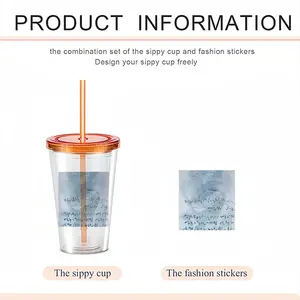 Watercolor - O Double Layer Plastic Cup