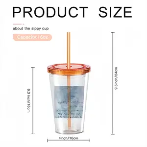 Watercolor - O Double Layer Plastic Cup