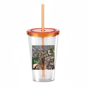 Going Through It Double Layer Plastic Cup